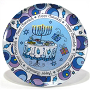 Gift of Chanukah Melamine Serving Platter
