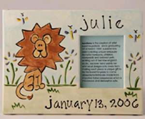 Personalized Picture Frame - Lion