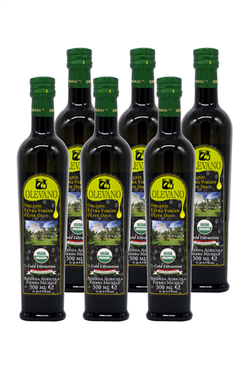 Organic FCPress Extra Virgin Olive Oil Case 6-500ml