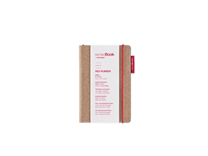 senseBook 4x6 Red Rubber Ruled