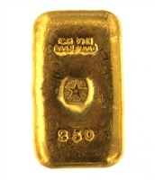 J. A. REY & Co 250 Grams Cast 24 Carat Gold Bullion Bar 999.8/1000 Pure Gold