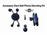 Motorcycle Phone Mount with RAM Ball