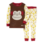 Zoojamas Little Kid Pajamas Monkey 2T (Skip Hop)