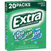 Extra Variety Packs Sugar Free, 20 ct