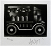 Mario Avati, French (1921 - 2009),  Mezzotint, Truck