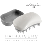 Dessata Mini Detangling Hairbrush White & Silver