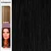 Hairaisers Supermodel 18 Inches Colour 1B Clip In Human Hair Extensions