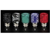 Designer Drip Tips Wide Bore Marble Crackle Style