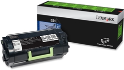 Genuine Lexmark MS710/MS711/MS810/MS811/MS812 Series Return Program Toner Cartridge (521) - 52D1000