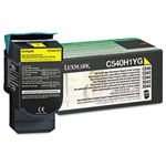 Genuine Lexmark C540/C543/C544/C546/X543/X544/X546 Yellow High Yield Return Program Toner Cartridge - C540H1YG