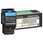 Genuine Lexmark C544/C546/X544/X546 Cyan High Yield Return Program Toner Cartridge - C544X1CG