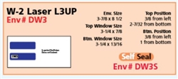 W-2 Laser L3UP Envelope