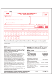 Tax Form 1096