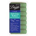 Diane Self Grip Rollers 11/16" Green, 7 Pack