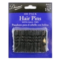 Diane 1 3/4" Black Hair Pins, 100 Pack