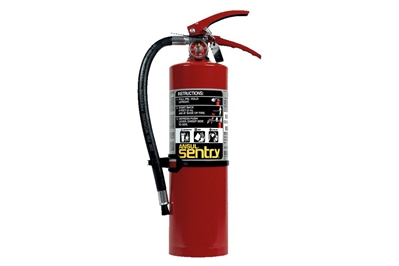 ANSUL SENTRY DRY CHEMICAL FIRE EXTINGUISHER - 5 LB. WITH WALL HOOK