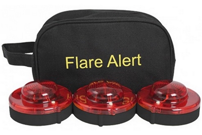 FLARE ALERT BEACON PRO KIT - 3 PACK - RED OR YELLOW