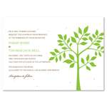 Plantable Invitations ~ Shalom (Tree of life) on Seeded Paper (Green)