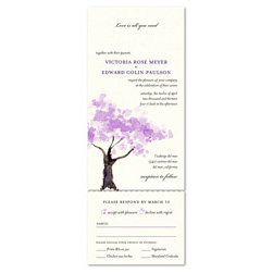 Spring Blooms Tree watercolor | Seal and send wedding invitations