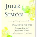 Save the Date Cards - Watercolor Orchids