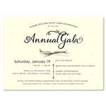 Unique Business Invitations on plantable paper ~ Natural Gala by Green Business Print