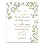 California wild coast wedding invitations on seeded paper