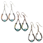 Artisan Horseshoe Earrings - Gold, Patina or Silver - Package (3)
