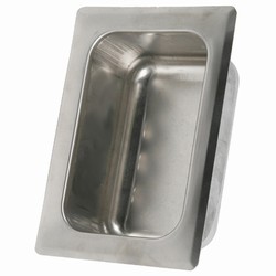 Stainless Steel Recessed Tumbler/Cup Holder - Rear Mount