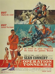 Original French Movie Poster Thunderball
Vintage Movie Poster
James Bond
Sean Connery