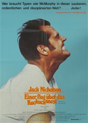 One Flew Over the Cuckoo's Nest Original German Movie Poster
Vintage Movie Poster
Jack Nicholson