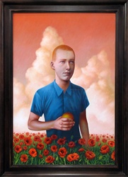 Alex Gross The Poppyfield Original Painting