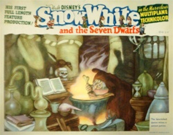 Snow White and the Seven Dwarfs Original US Lobby Card