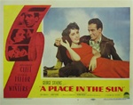 A Place In The Sun Original US Lobby Card