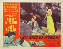 His Kind Of Woman Original US Title Lobby Card
Vintage Movie Poster
Robet Mitchum