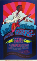 Chuck Berry And Aum Original Concert Postcard
Vintage Rock Poster
Fillmore