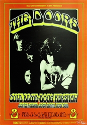 The Doors And Cold Blood Original Concert Poster
Vintage Rock Concert Poster
Winterland