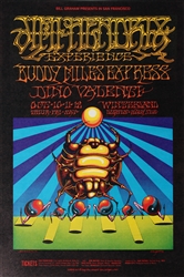 Jimi Hendrix Experience And The Buddy Miles Express Original Concert Poster
Vintage Rock Poster
Fillmore Auditorium