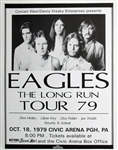 The Eagles The Long Run Tour 79 Original Concert Poster 
Vintage Rock Poster