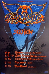 Aerosmith And Skid Row Original Concert Poster
Vintage Concert Poster
Rick Griffin