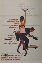 How To Steal A Million Original Spanish One Sheet
Vintage Movie Poster
Audrey Hepburn