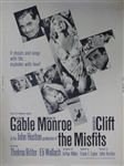 The Misfits Original US 30" x 40"
Vintage Movie Poster
Marilyn Monroe