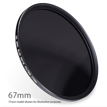 ND16-67 : ND 1.2 ( ND16 ) 4 stop Neutral Density Filter 67mm