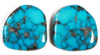 NATURAL MORENCI TURQUOISE MATCHED PAIR 51 cts.