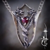 Twin Dragons Necklace