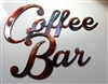 Coffee Bar Metal Wall Art Sign