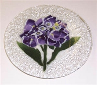 Hydrangea Purple 9 inch Plate