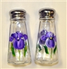 Purple Iris Salt and Pepper Shakers