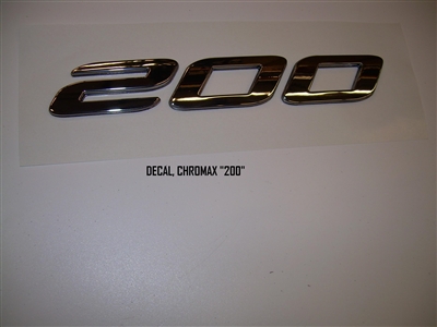 DECAL CHROMAX "200" 110240