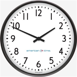 American Time Impulse, 2 Wire, Flush Mount, Hourly, Wall Clock
