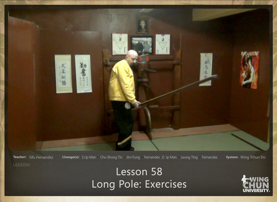 DOWNLOAD: Sifu Fernandez - WingTchunDo - Lesson 58 - Long Pole - Exercises
